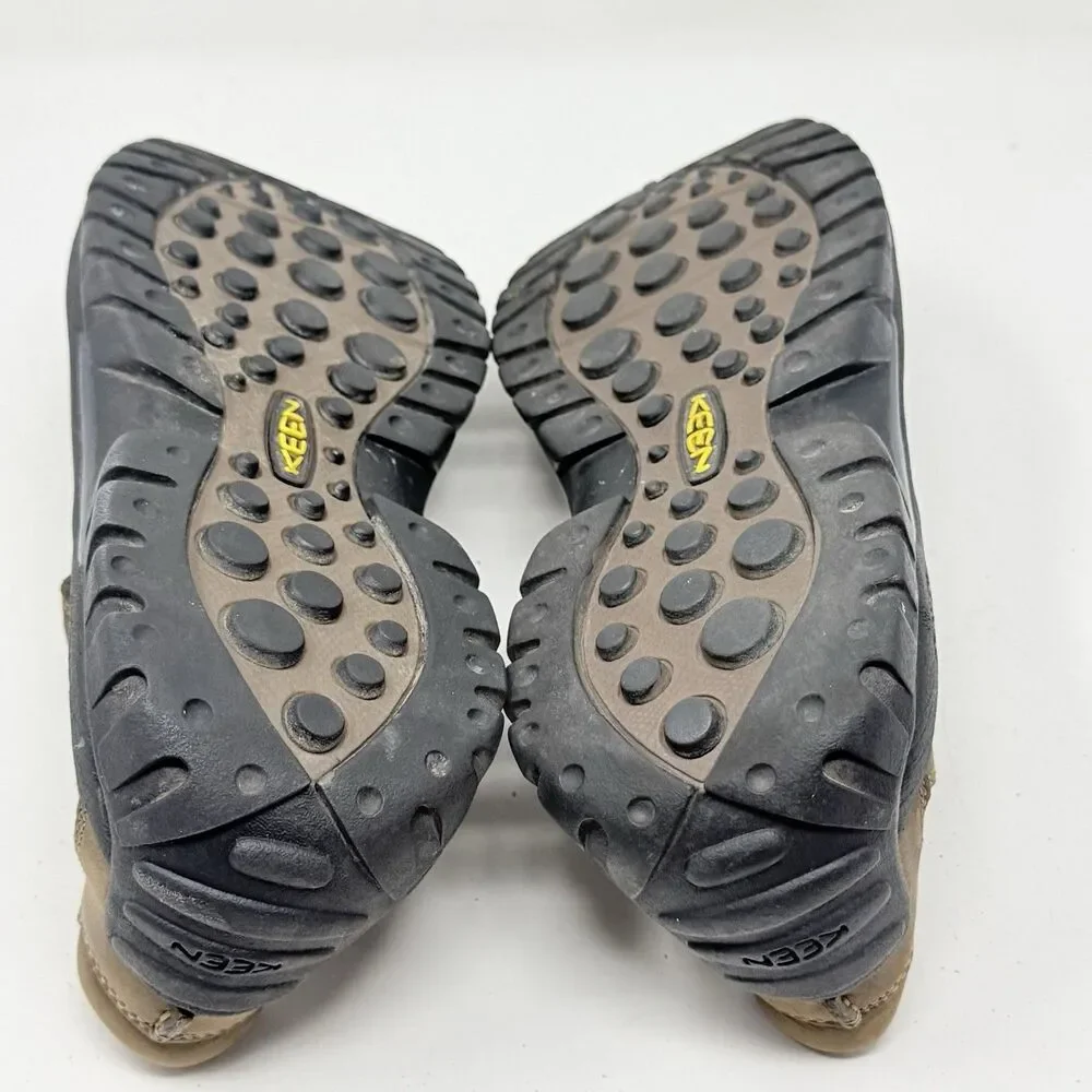 Keen Fisherman Sandals Mens 12 Brown Leather Buckle Strap Closed Toe Hiking